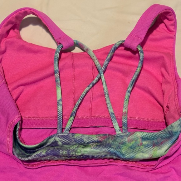 Ivivva strappy tank with built in sports bra - size 10 - Picture 5 of 5